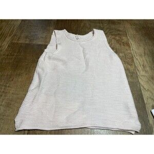 Caslon Top Womens Small S Sleeveless Blouse Knit Pink